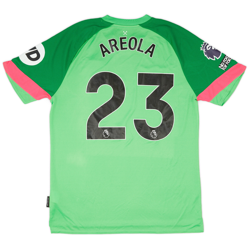 202324 West Ham Match Issue GK Shirt Areola 23