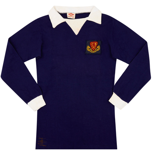 1972 Scottish League XI Match Issue Home L/S Shirt 14
