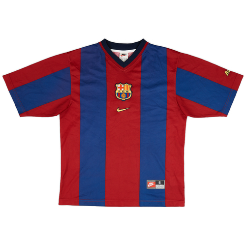 1998-00 Barcelona Basic Home Shirt - 9/10 - (S)