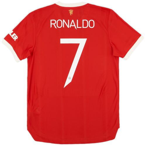 2021-22 Manchester United Authentic Home Shirt Ronaldo #7 - 10/10 - (M)