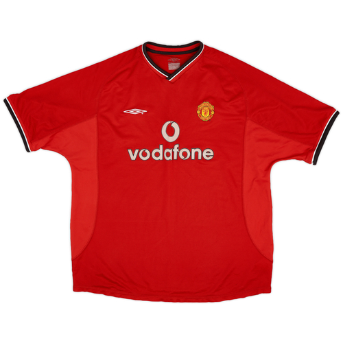 2000-02 Manchester United Home Shirt - 4/10 - (XXL)