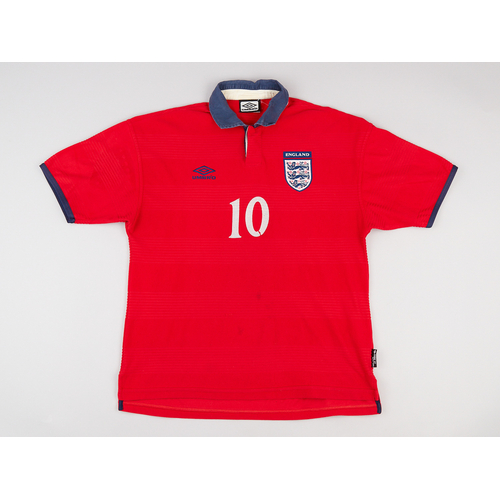 1999-01 England Away Shirt #10 - 5/10 - (L)