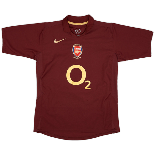 2005-06 Arsenal Home Shirt - 8/10 - (L.Boys)