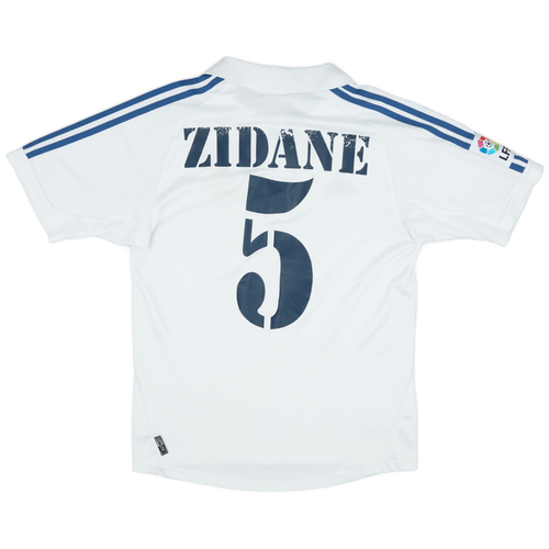 2001 Real Madrid Home Shirt Zidane #5 - 5/10 - (S)