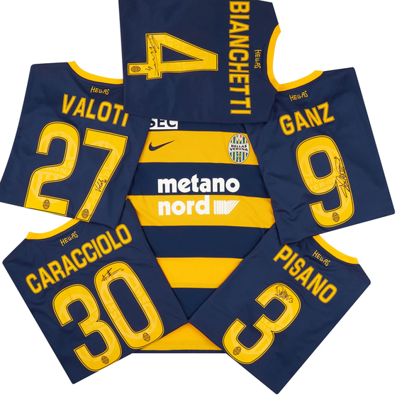 2016-17 Hellas Verona Signed Home Shirt #