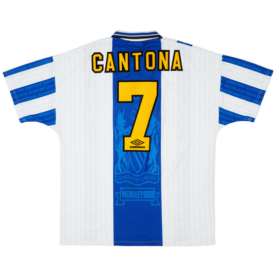 1994-96 Manchester United Third Shirt Cantona #7 - 9/10 - (XL)