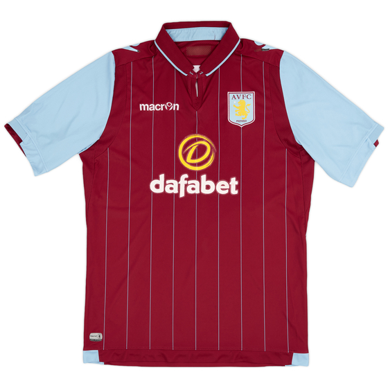 2014-15 Aston Villa Home Shirt - 5/10 - (L)