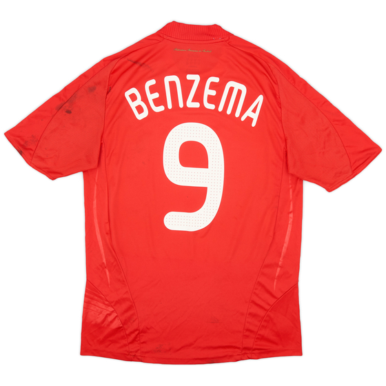 2007-08 France Away Shirt Benzema #9 - 3/10 - (M)