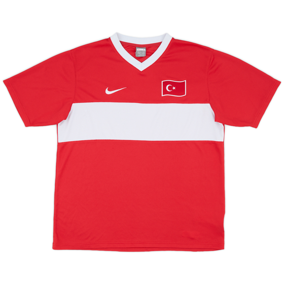 2008-10 Turkey Basic Home Shirt - 7/10 - (L)