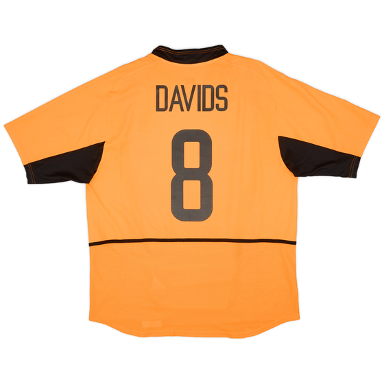 2002-04 Netherlands Home Shirt Davids #8 - 8/10 - (XL)