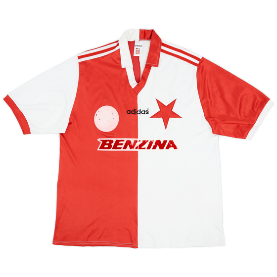 1995-96 Slavia Prague Home Shirt - 5/10 - (XXL)