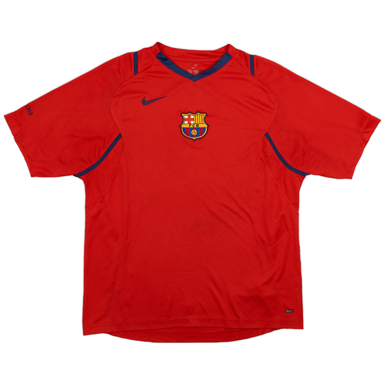 2006-07 Barcelona Nike Training Shirt - 8/10 - (L)
