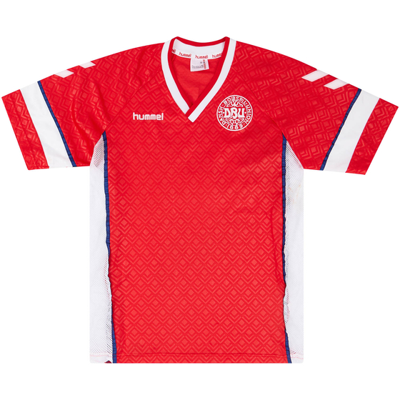 1990-92 Denmark Match Issue Home Shirt #2 (Sivebæk)