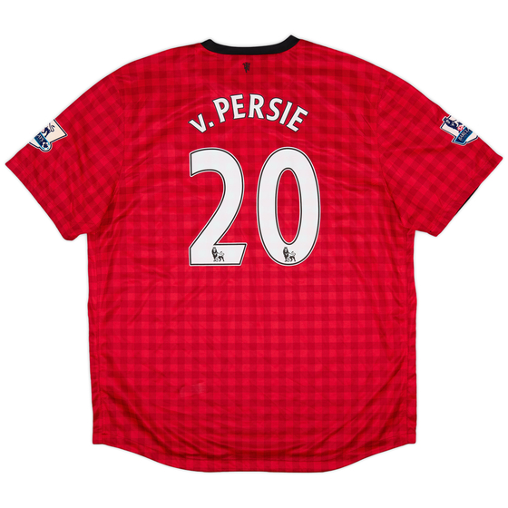 2012-13 Manchester United Home Shirt v. Persie #20 (XXL)