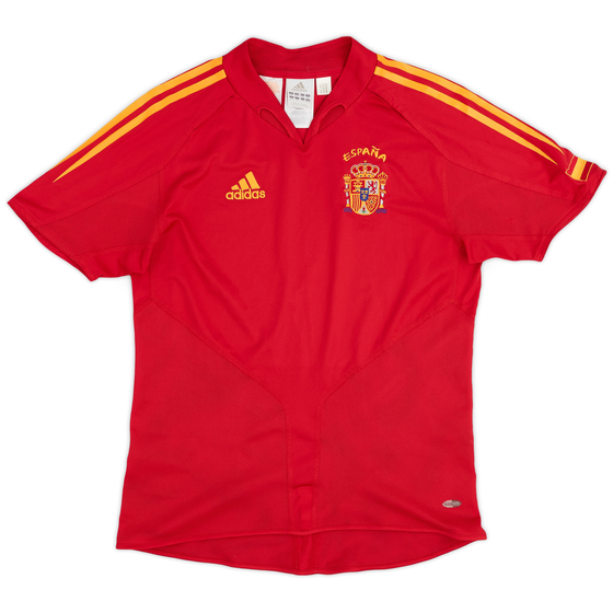 2004-06 Spain Home Shirt - 9/10 - (L.Boys)