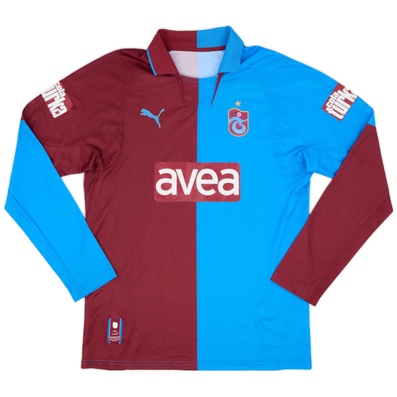 2007-08 Trabzonspor Home L/S Shirt - 5/10 - (XL)