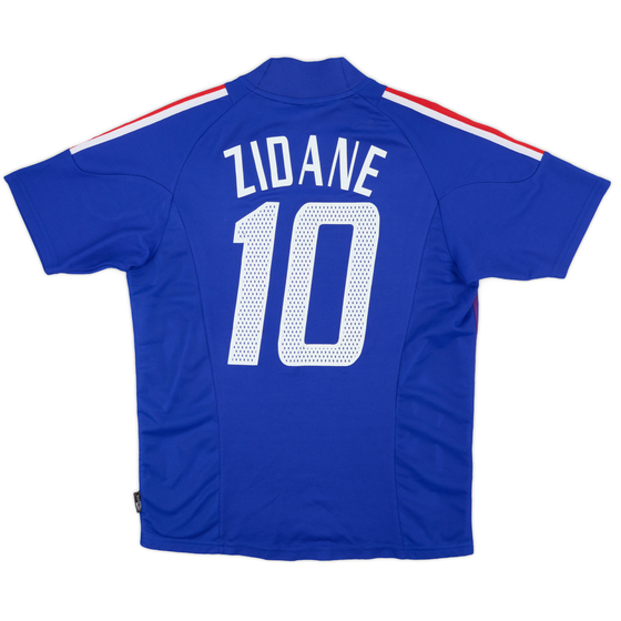 2002-04 France Home Shirt Zidane #10 - 7/10 - (S)
