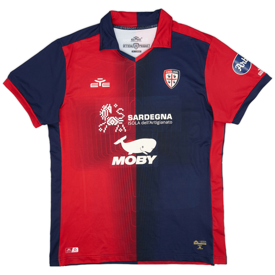 2023-24 Cagliari Home Shirt - 9/10 - (XXL)