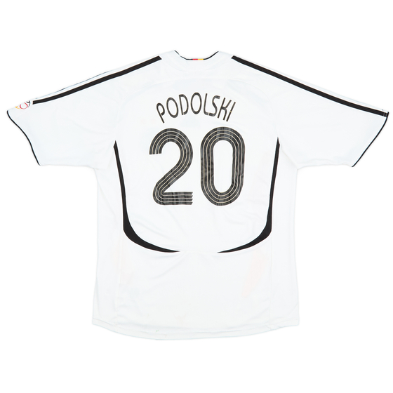 2005-07 Germany Home Shirt Podolski #20 - 6/10 - (XL.Boys)