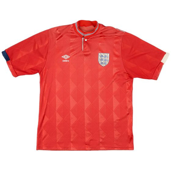 1988-89 England Away Shirt - 8/10 - (L)