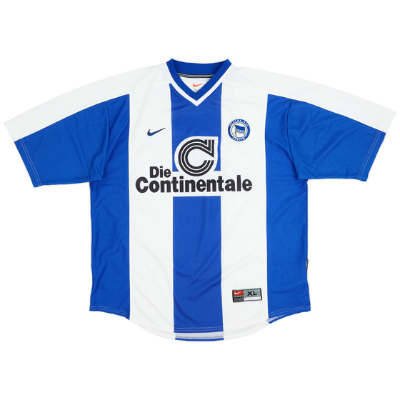 1999-00 Hertha Berlin Home Shirt - 9/10 - (XL)