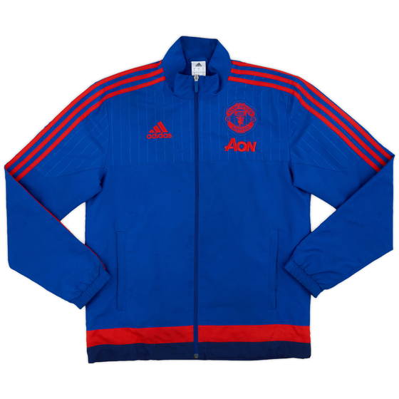 2015-16 Manchester United adidas Woven Track Jacket - 8/10 - (S)