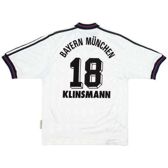 1996-98 Bayern Munich Away Shirt Klinsmann #18 - 8/10 - (S)
