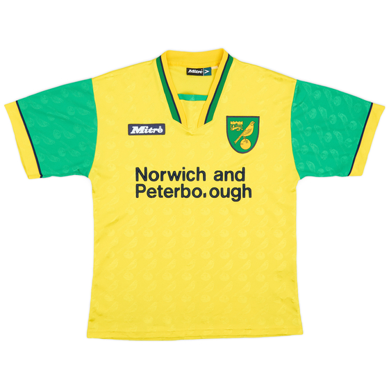 1996-97 Norwich Home Shirt - 8/10 - (S)