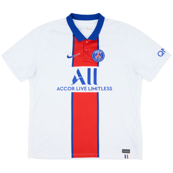 2020-21 Paris Saint-Germain Away Shirt - 6/10 - (XL)