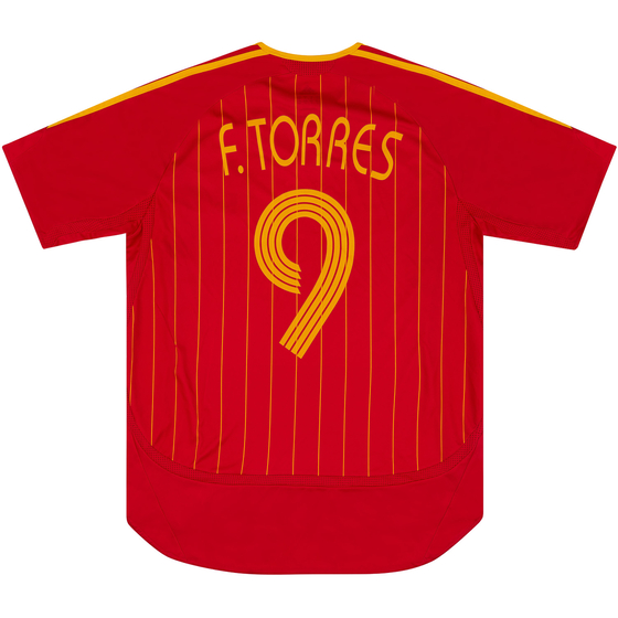 2006-08 Spain Home Shirt Torres #9