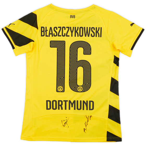 2014-15 Borussia Dortmund Signed Home Shirt Błaszczykowski #16 - 8/10 - (Women's S)
