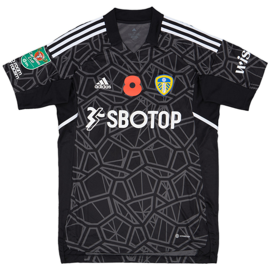 2022-23 Leeds Carabao Cup Match Issue GK Shirt van den Heuvel #40