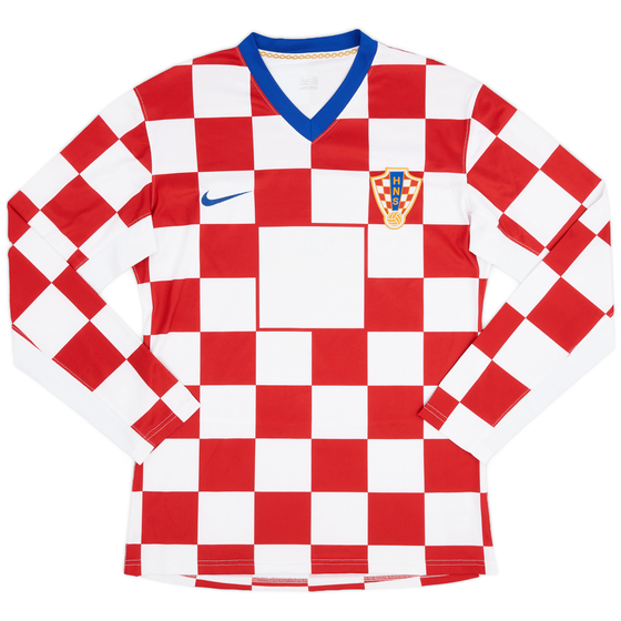 2008-09 Croatia Player Issue Home L/S Shirt - 7/10 - (XL)