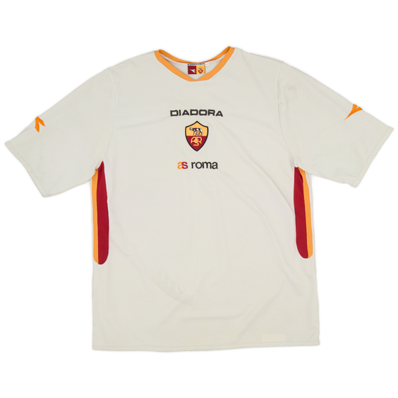 2003-04 Roma Diadora Training Shirt - 5/10 - (L)