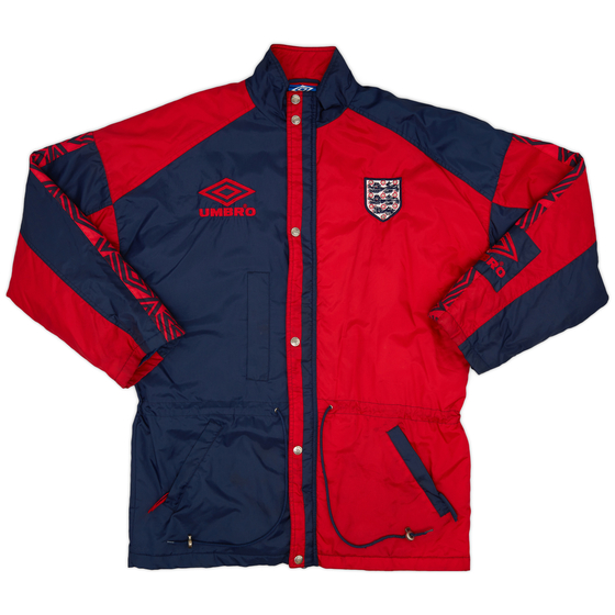 1993-95 England Umbro Padded Bench Coat - 9/10 - (XL)