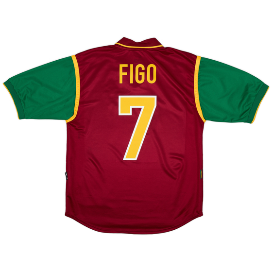 1999-00 Portugal Home Shirt Figo #7 - 7/10 - (M)