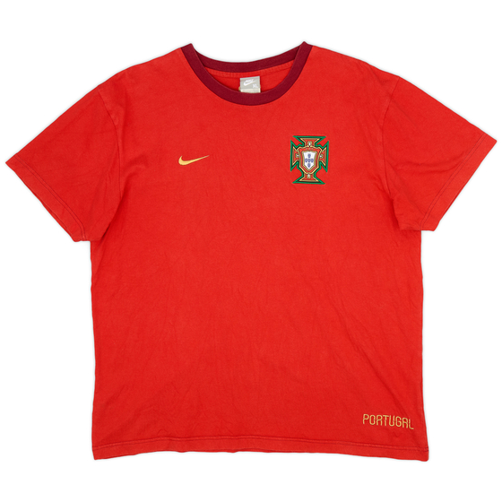2008-09 Portugal Nike Cotton Tshirt - 8/10 - (XL)
