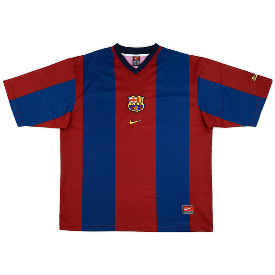 1998-00 Barcelona Basic Home Shirt - 9/10 - (XL)