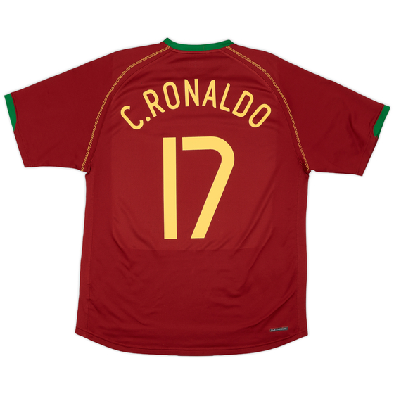 2006-08 Portugal Home Shirt C.Ronaldo #17 - 6/10 - (L)