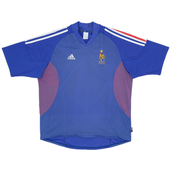 2002-04 France Home Shirt - 5/10 - (XL)