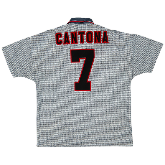 1995-96 Manchester United Away Shirt Cantona #7 - 8/10 - (XL)