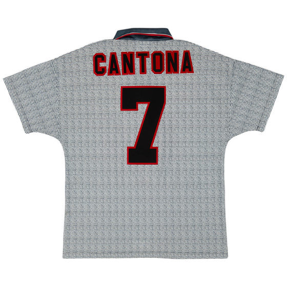 1995-96 Manchester United Away Shirt Cantona #7 - 8/10 - (L)