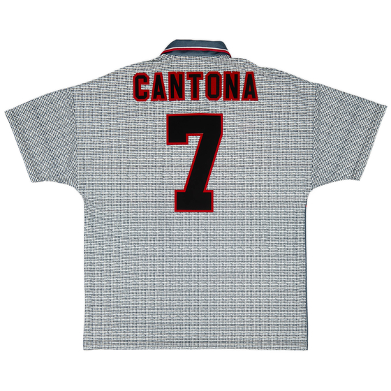1995-96 Manchester United Away Shirt Cantona #7 - 9/10 - (XL)