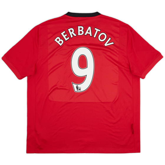 2009-10 Manchester United Home Shirt Berbatov #9 - 8/10 - (XXL)