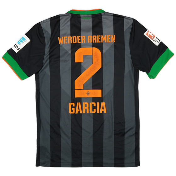 2014-15 Werder Bremen Away Shirt Garcia #2 - 6/10 - (S)