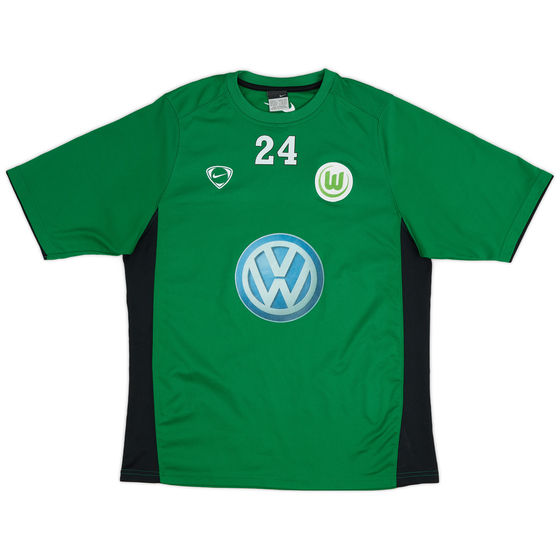 2006-07 Wolfsburg Player Issue Training Shirt #24 - 6/10 - (M)
