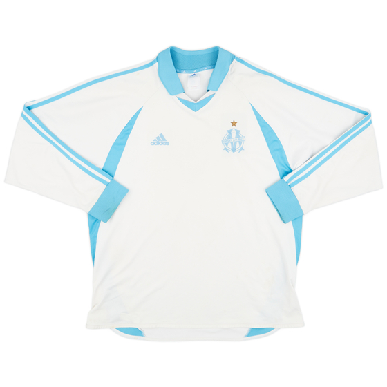 2001-02 Olympique Marseille Home L/S Shirt - 6/10 - (XL)