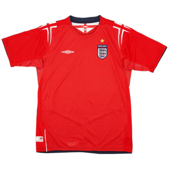 2004-06 England Away Shirt - 9/10 - (XL.Boys)