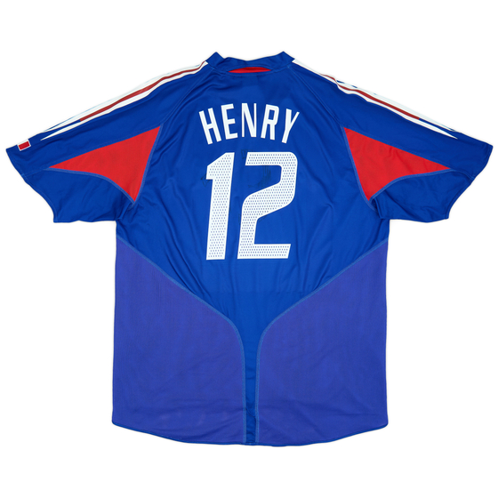 2004-06 France Home Shirt Henry #12 - 7/10 - (XXL)