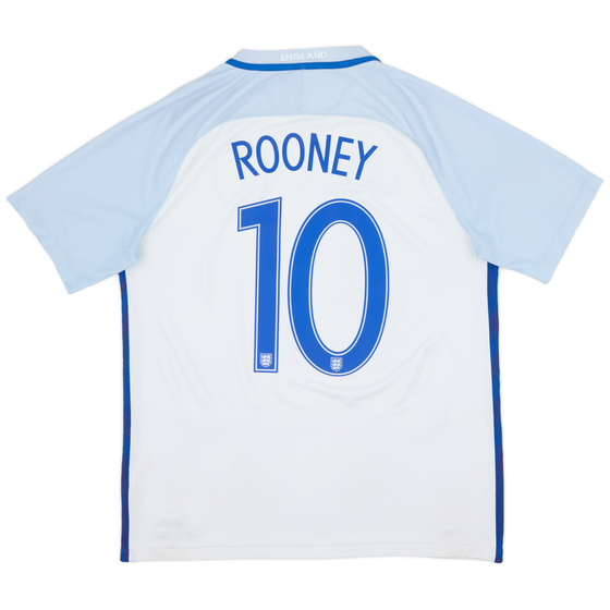 2016-17 England Home Shirt Rooney #10 - 5/10 - (L)